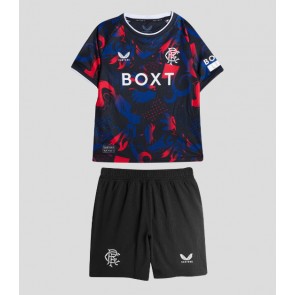 Rangers Tredje Kläder Barn 2024-25 Kortärmad (+ Korta byxor)